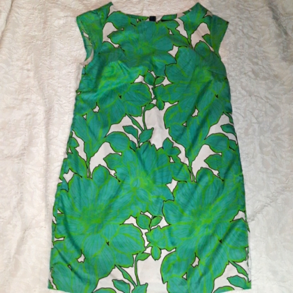 Bright floral midi dress